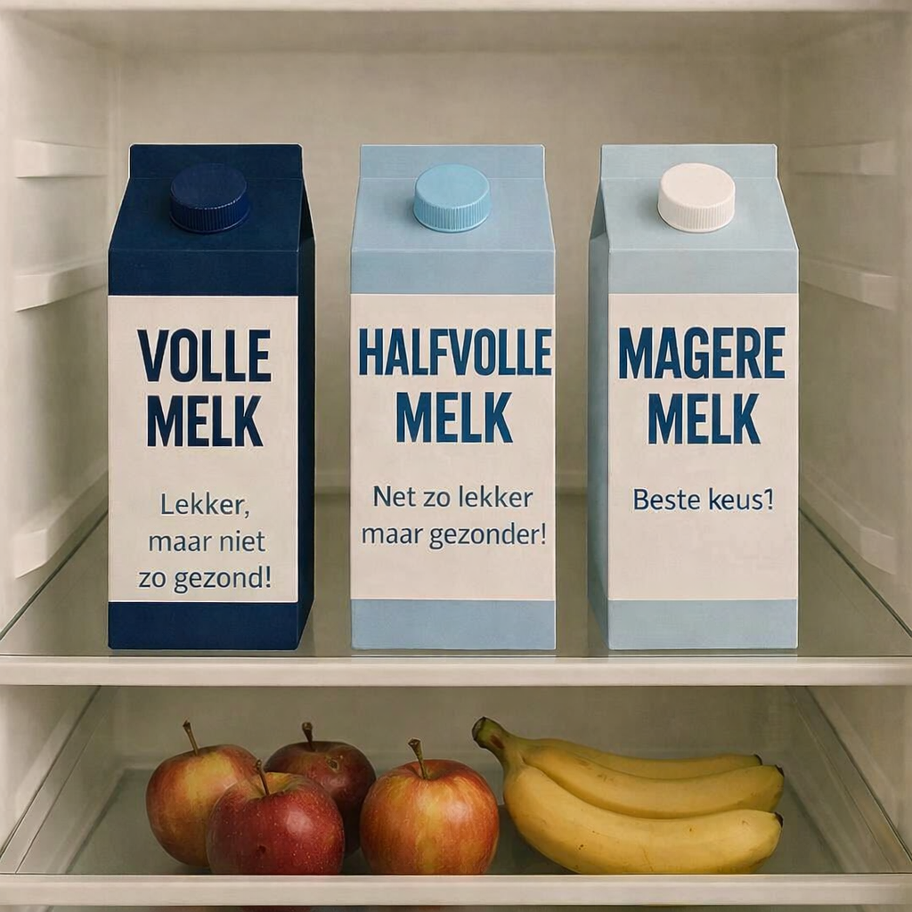 verschillende soorten melk
